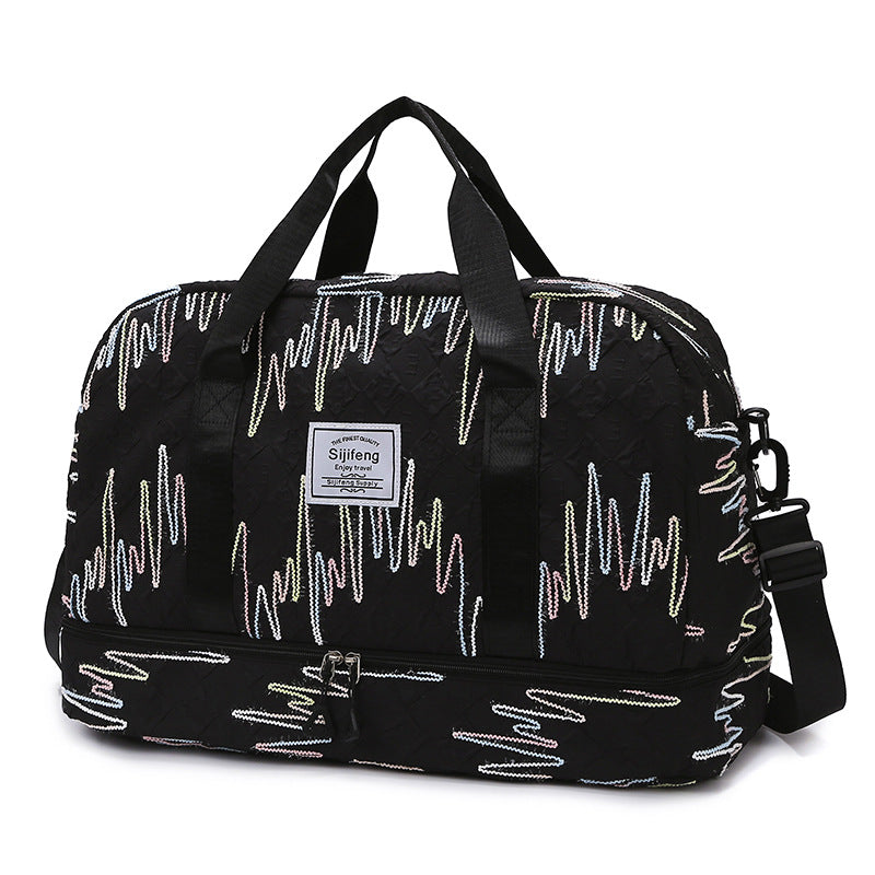 Lightweight Quilted Travel Duffel Bag