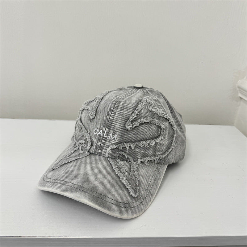 Women's Distressed Graphic Baseball Cap Bowlift