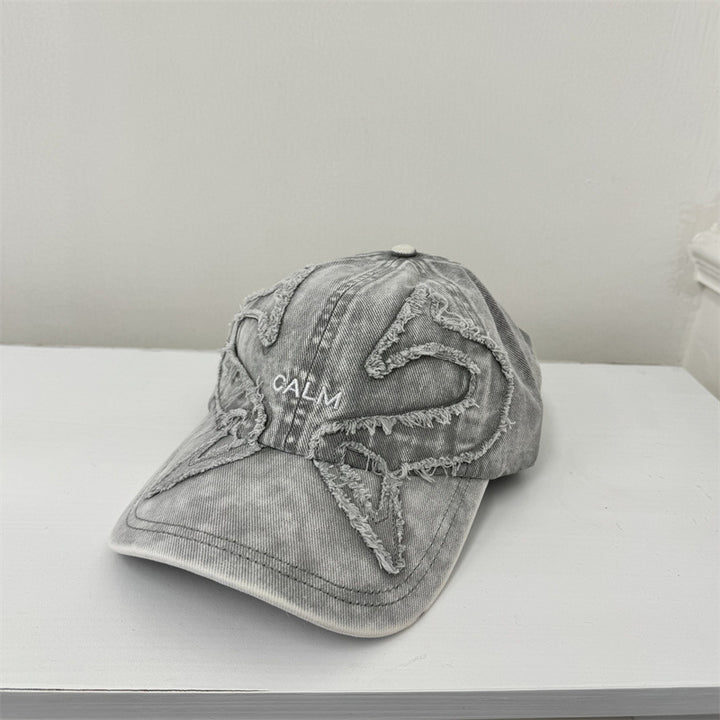 Women's Distressed Graphic Baseball Cap Bowlift