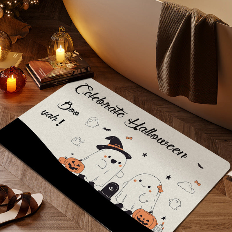 Fun Halloween-Themed Bath Mat