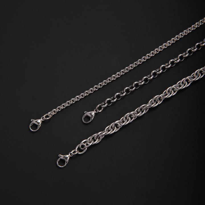 Textured Chain Link Bracelet Bowlift