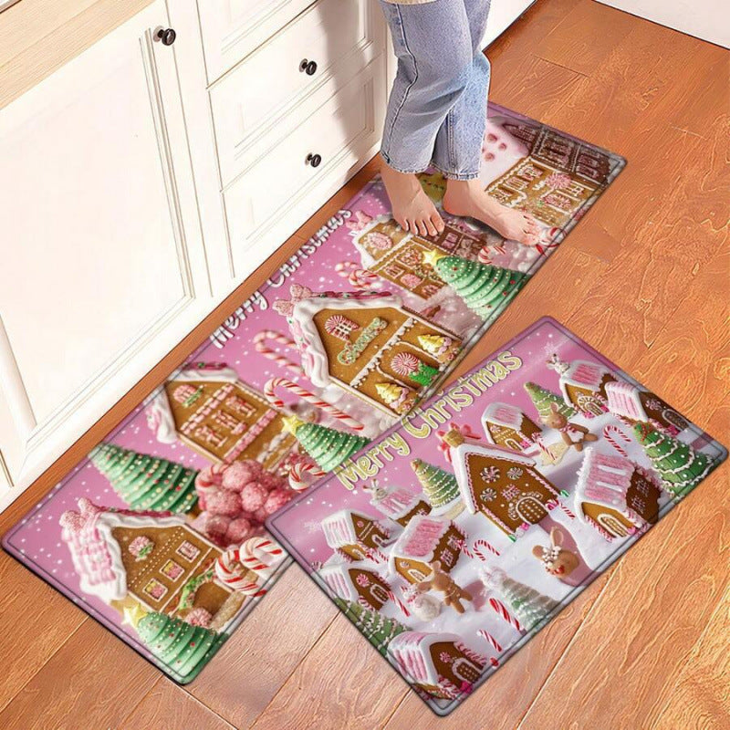 Festive Christmas Kitchen Mat Bowlift