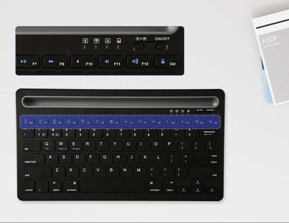 Wireless Ergonomic Keyboard and Mouse Set Bowlift