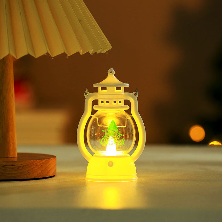 Decorative LED Santa Figurine Lantern Bowlift