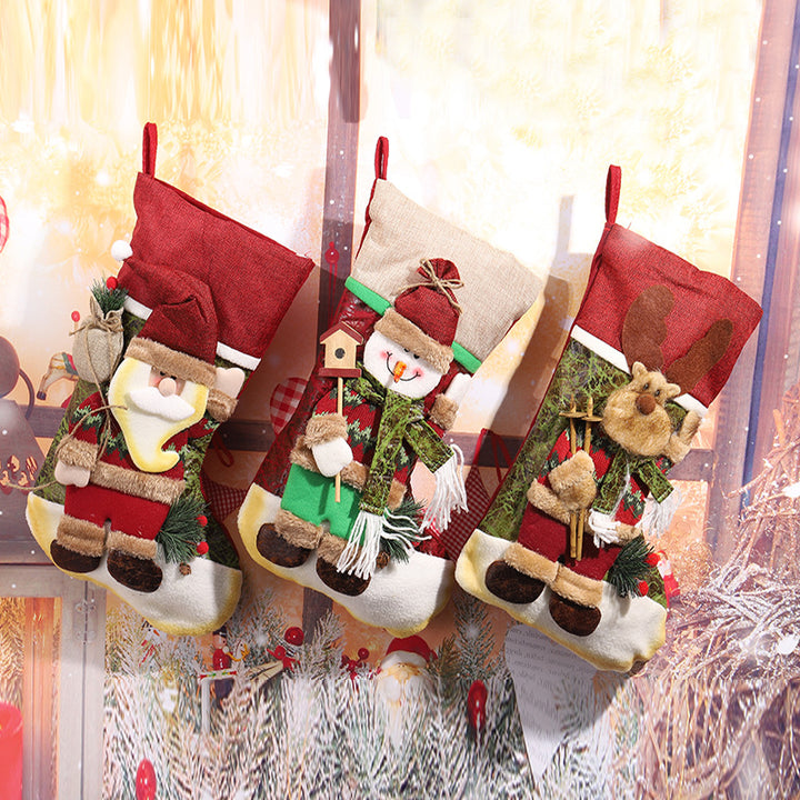 Cute Christmas stocking with reindeer design Bowlift