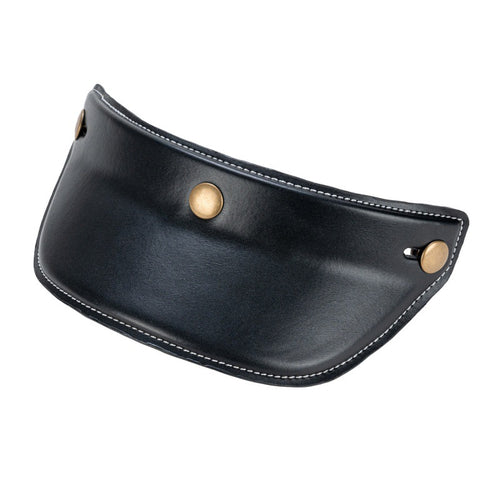 Classic Leather Helmet Visor Bowlift