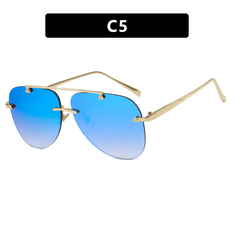 Women's elegant pilot sunglasses with UV protection and reflective lenses Bowlift