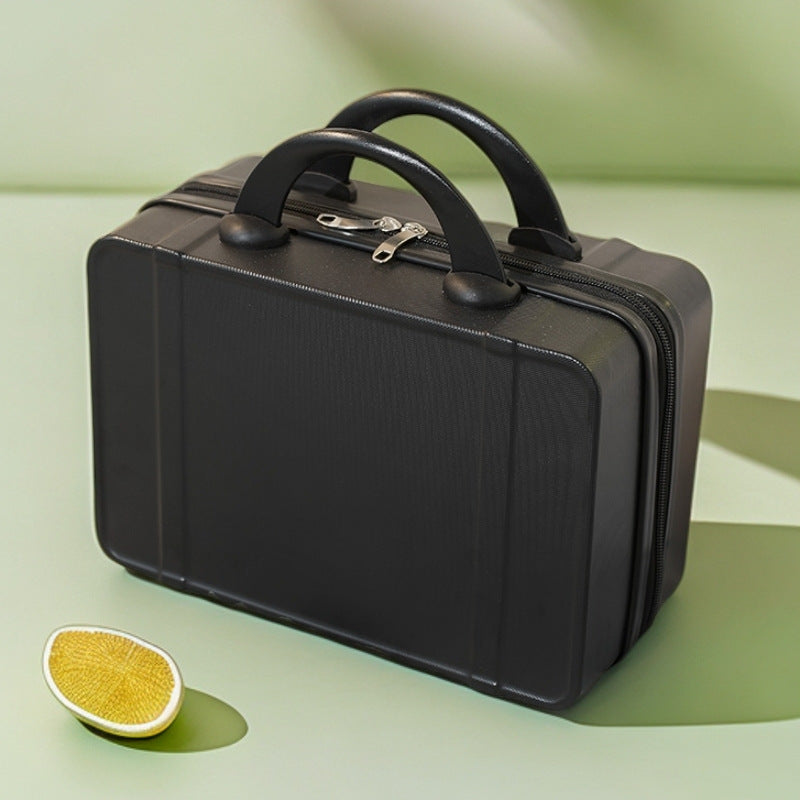 compact hard-shell cosmetic and travel vanity case with dual top handles Bowlift