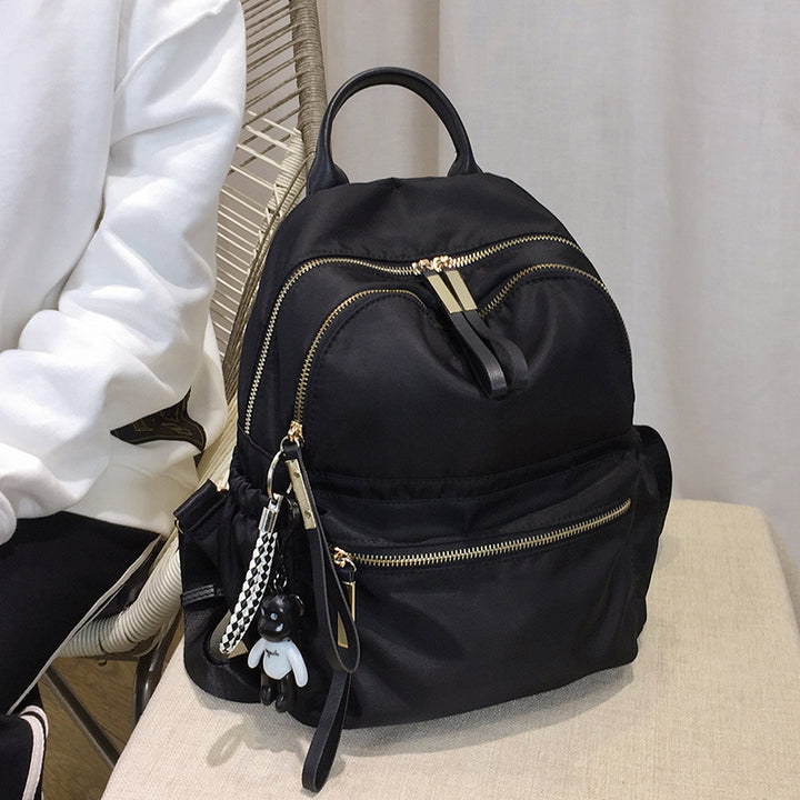Modern Dual-Zipper Backpack Bowlift