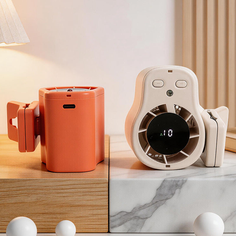 Women's Portable USB Mini Fan with Folding Clip Bowlift