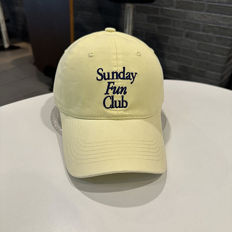 Unisex Embroidered Cotton Baseball Cap Bowlift
