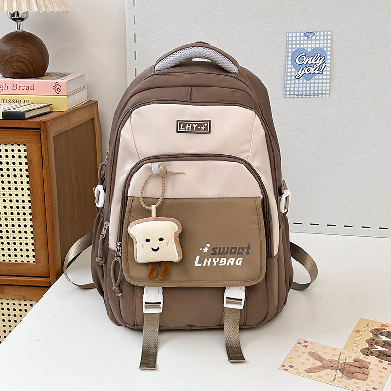 Multi-Pocket Casual School Backpack