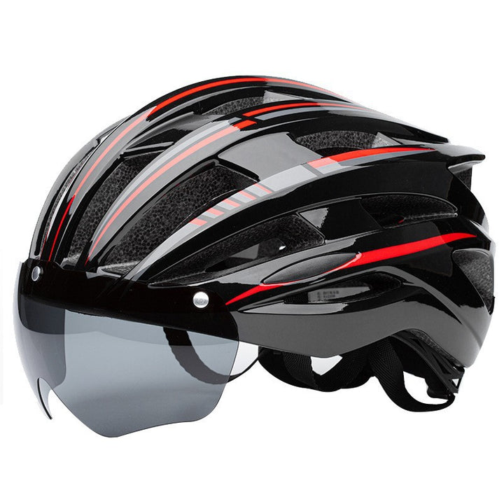 Road bike helmet with visor-friendly design and excellent ventilation Bowlift