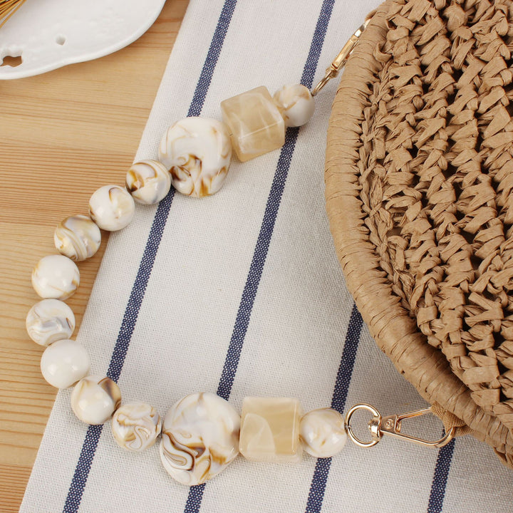 Shoulder bag with elegant pearl decoration Bowlift