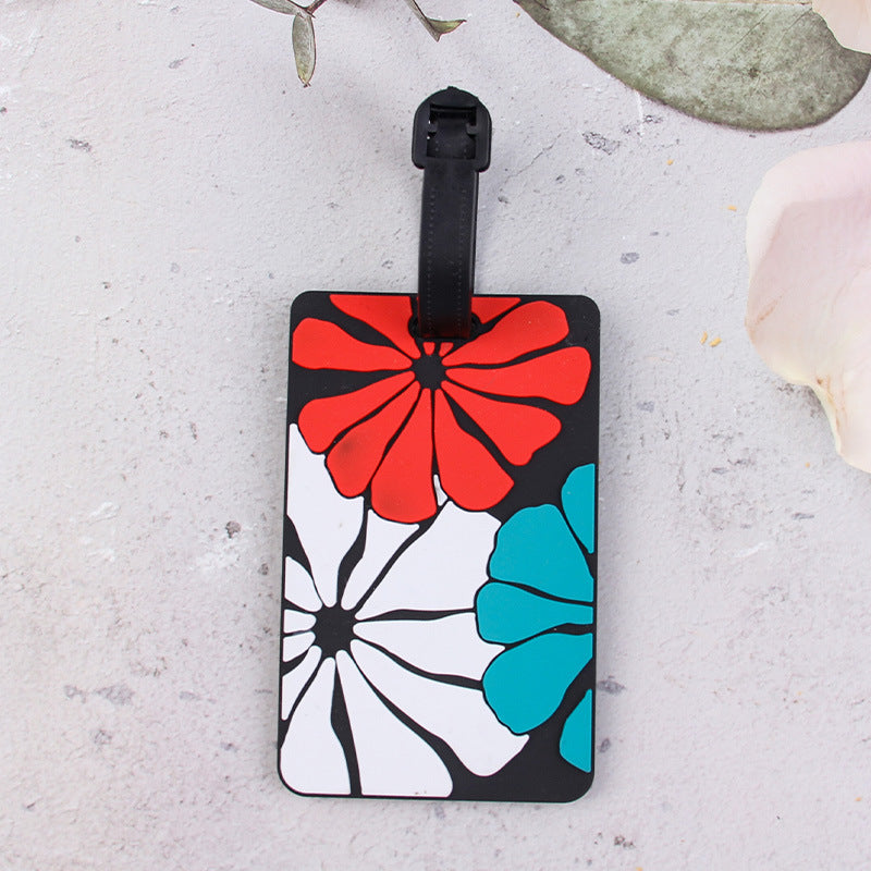 Geometric Pattern Luggage Tag Bowlift