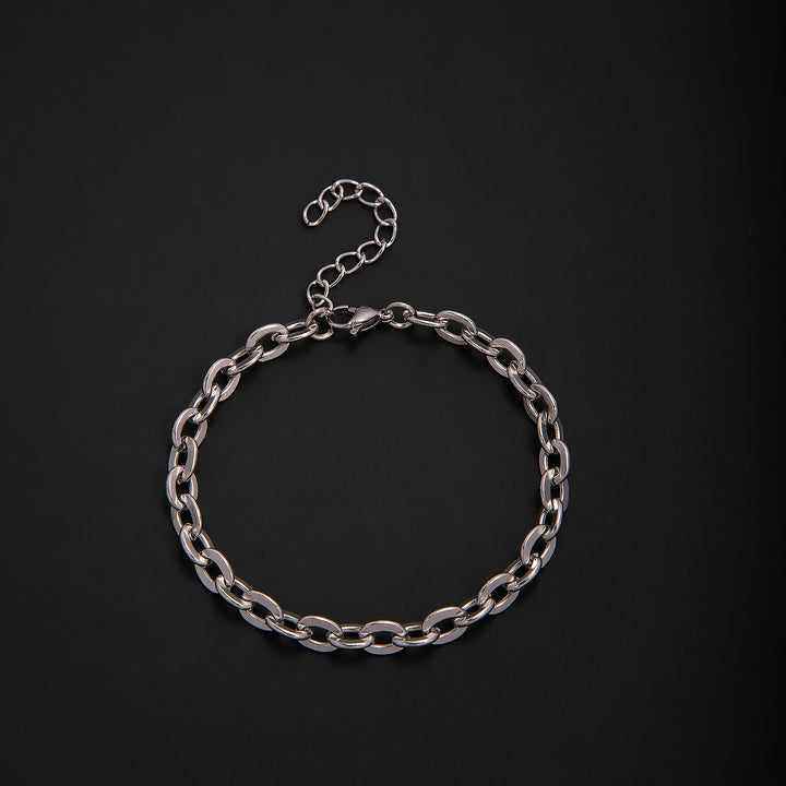 Textured Chain Link Bracelet Bowlift