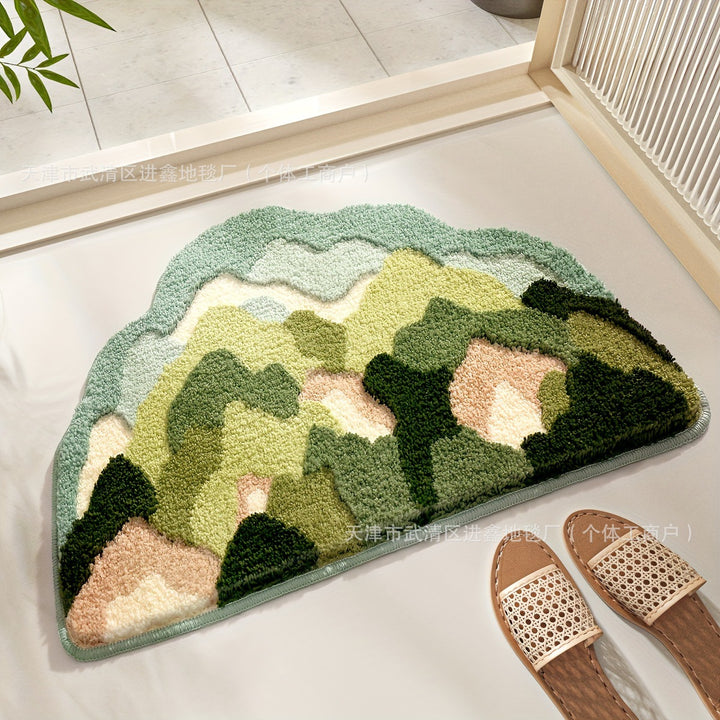 Decorative Floral Area Mat
