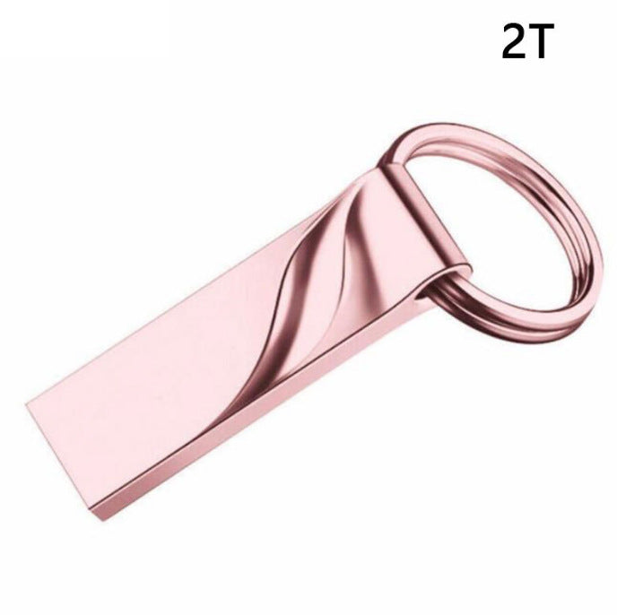 Sleek StainlesSteel Keychain USB Drive Bowlift