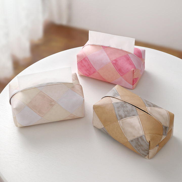 Chic Patchrk Tissue Box Cover