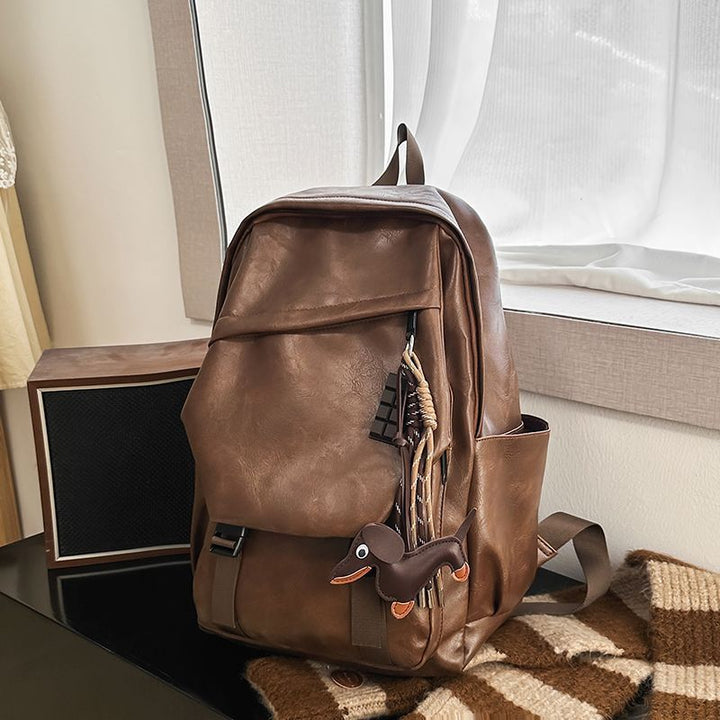 Minimalist Leather Backpack Bowlift