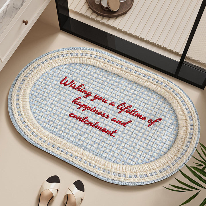 Inspirational Quote Bath Mat