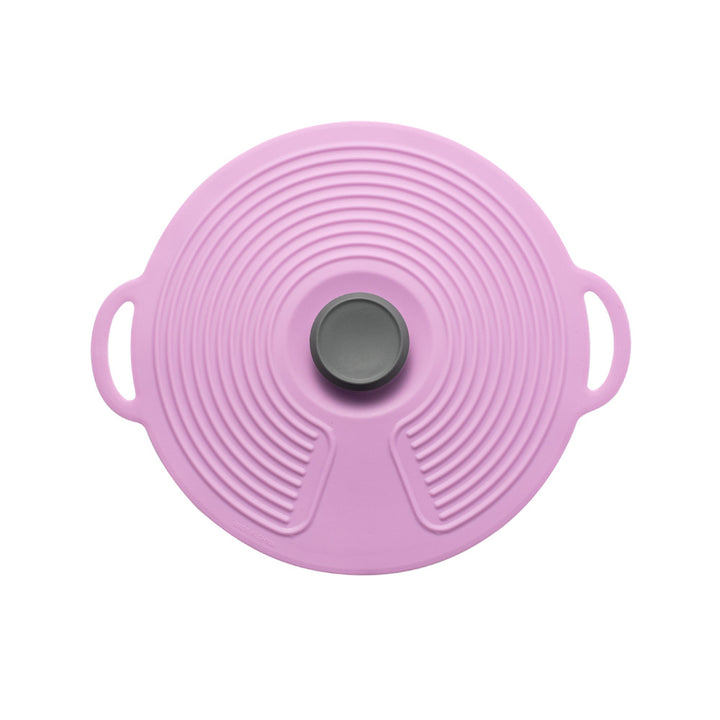 Silicone cooking lid with multifunctional steam valve Bowlift