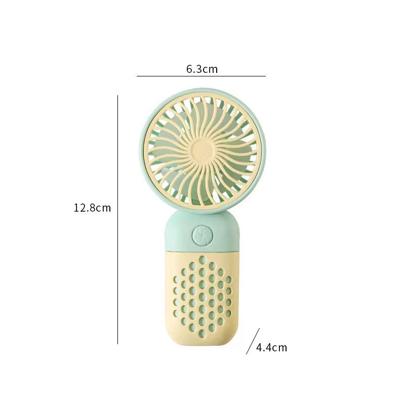 Ladies Portable Handheld Fan with Spray Function Bowlift
