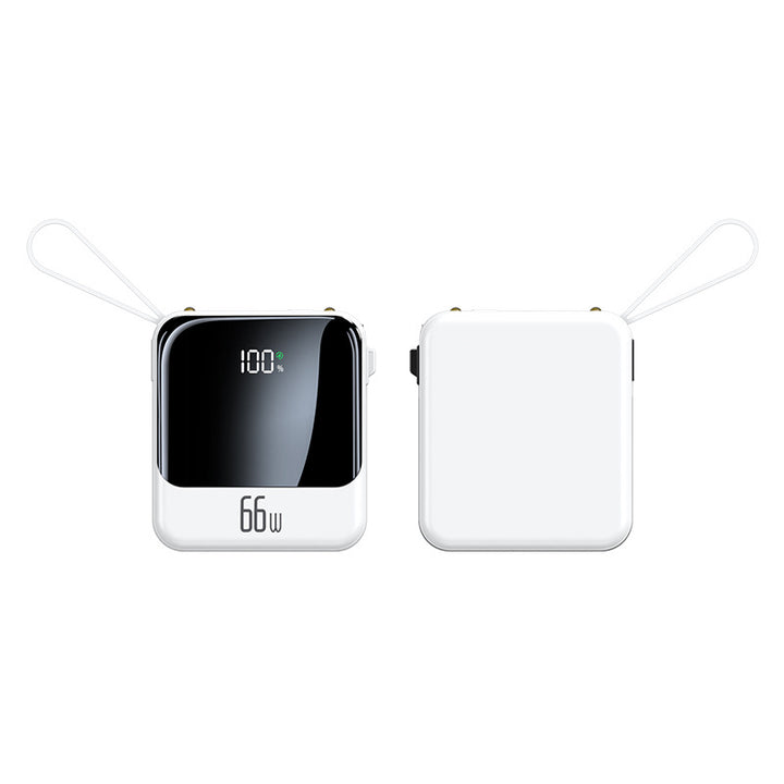 Portable Powerbank with Intelligent Cable Management and Digital Display Bowlift