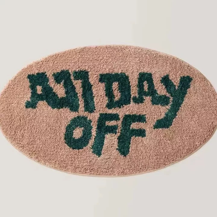 Fun Playful Oval In-home Rug Bowlift