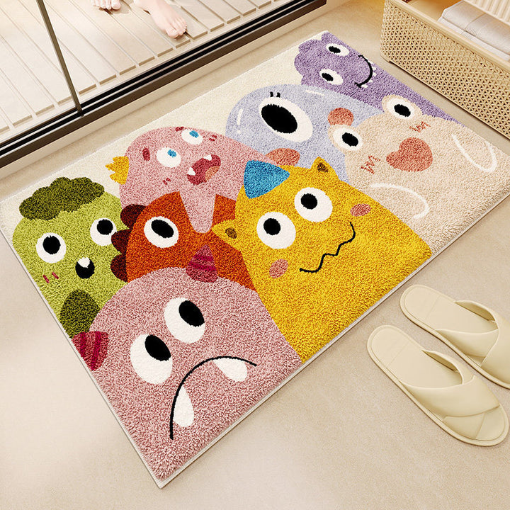 Fun Monster-Themed Bathroom Mat Bowlift