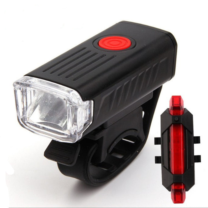 USB Rechargeable Bicycle Safety Light Set Bowlift