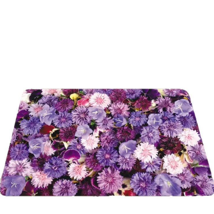 Decorative Floral Area Mat Bowlift