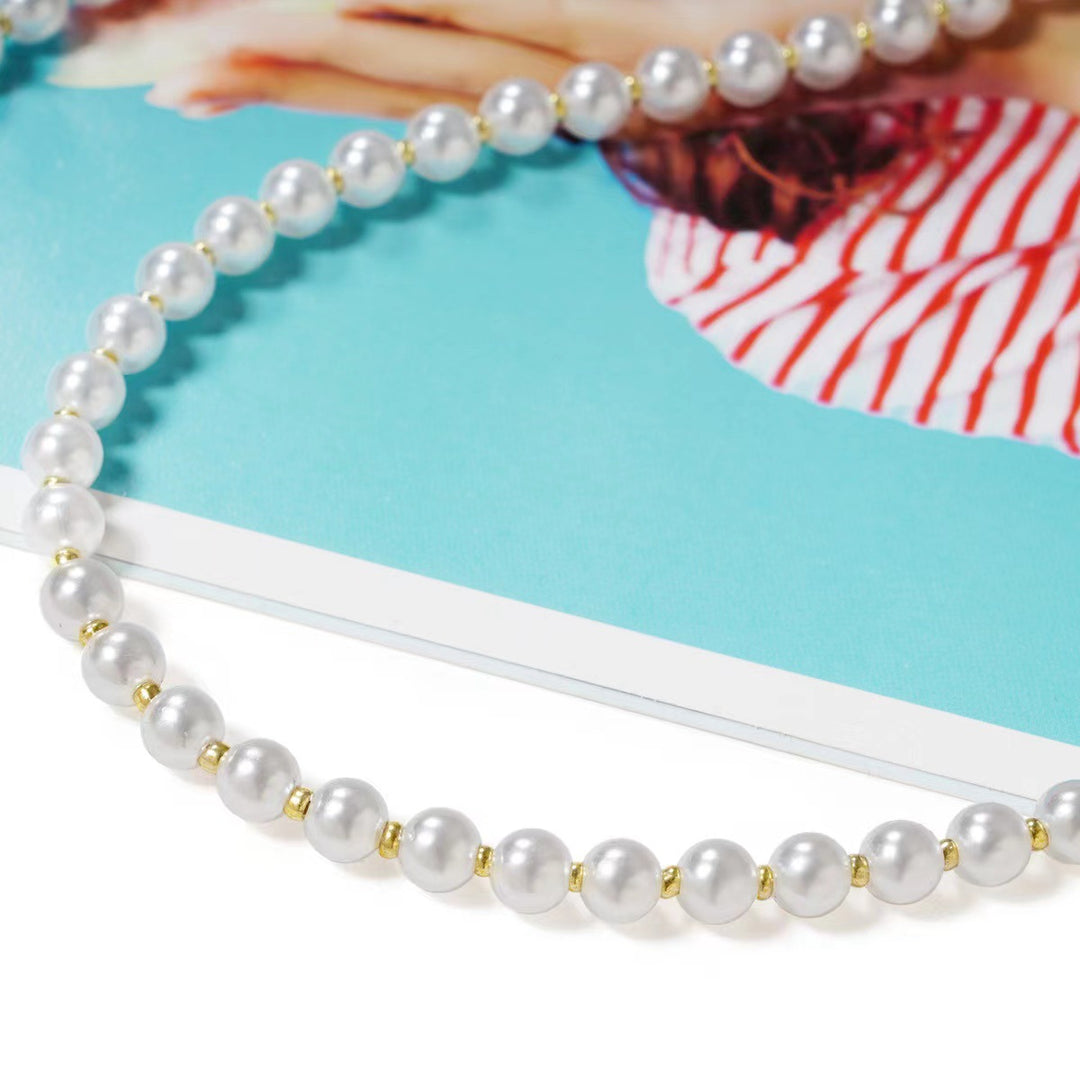 Pearl Beaded Eyewear Chain Bowlift