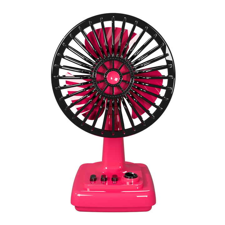 Portable Retro Desk Fan Bowlift