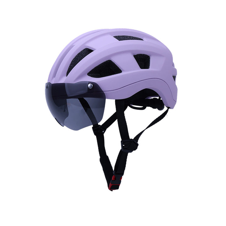 WoAerodynamic Bicycle Helmet with Integrated Visor Bowlift
