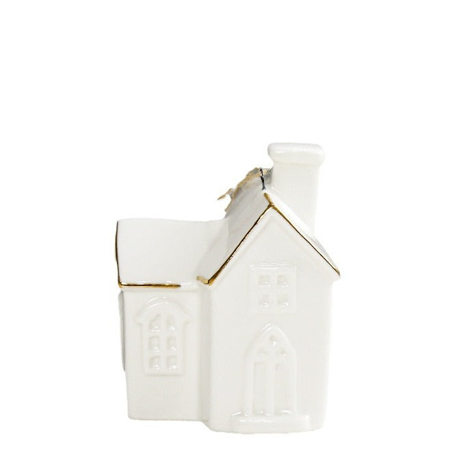 Decorative House-Shaped Ceramic Bowlift