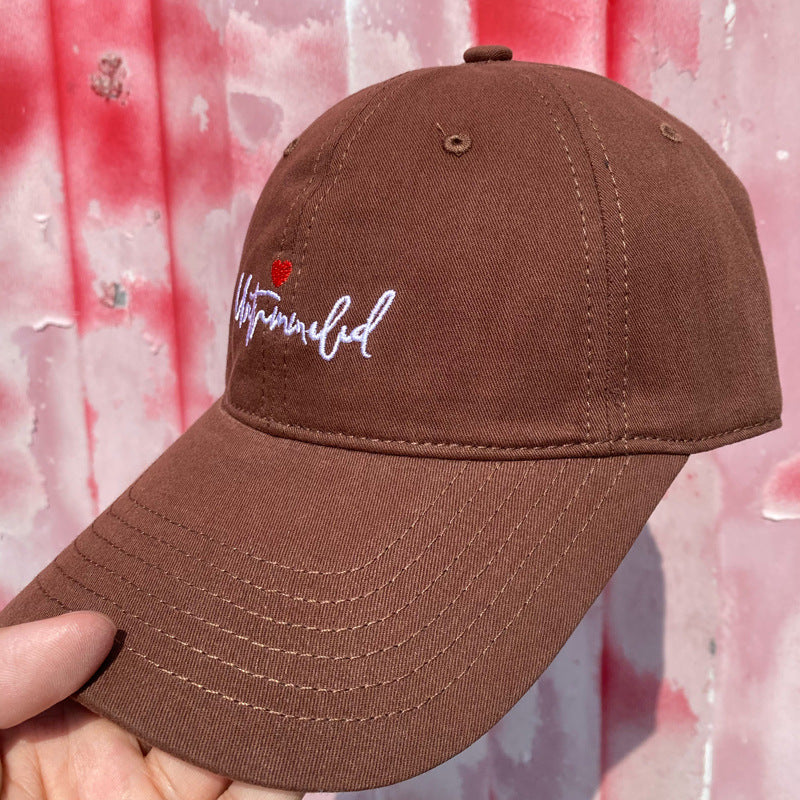 Women's Embroidered Adjustable Cap Bowlift