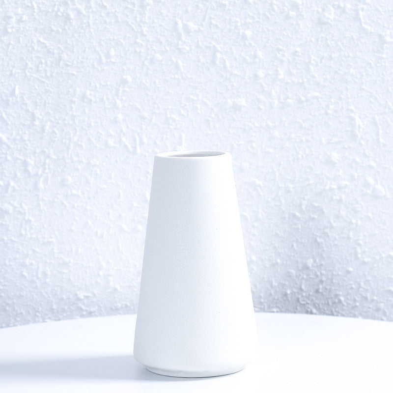 Modern Textured Ceramic Flower Vessel Bowlift