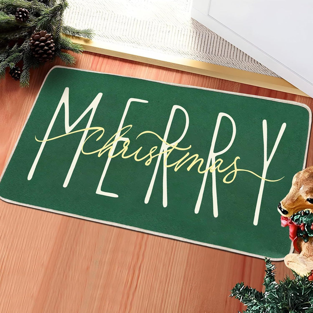 Festive Holiday Door Mat Bowlift