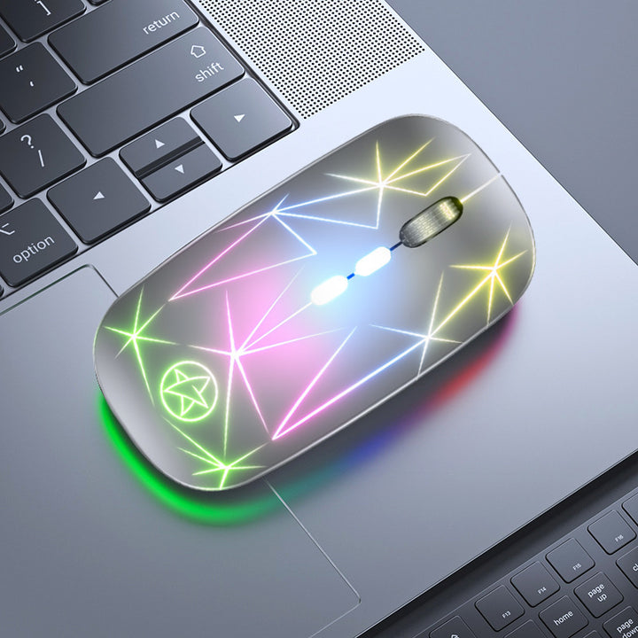 Bluetooth Gaming Mouse with Dual Mode and RGB Lighting Bowlift