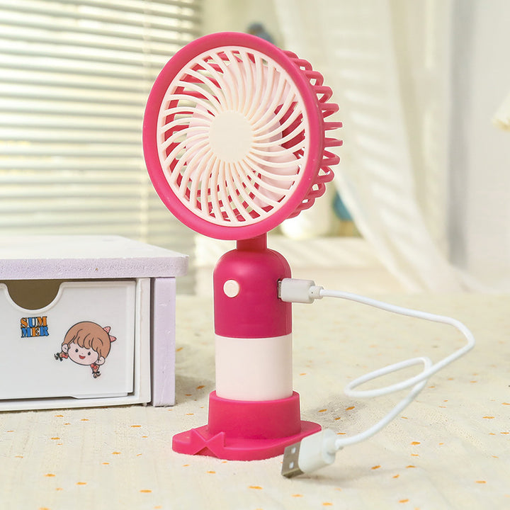 Women portable mini hand fan with USB connection and ergonomic design Bowlift