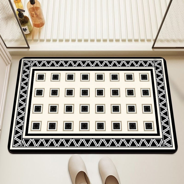 Geometric Slip-Resistant Door Mat Bowlift