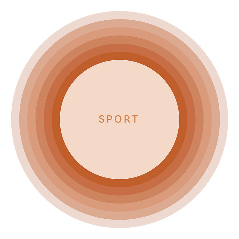 Abstract Sports-Themed Area Mat Bowlift