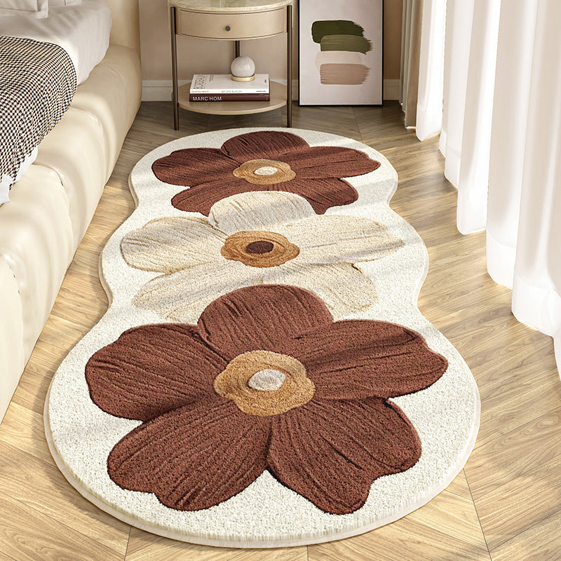 Flower Patterned Area Rug Bowlift