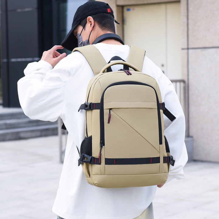 Backpack with ergonomic carrying system and multifunctional compartments Bowlift