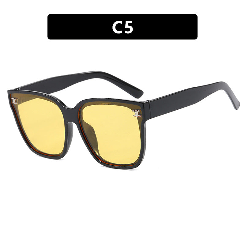 Ladies fashionable square sunglasses with high-quality, color-changing lenses Bowlift