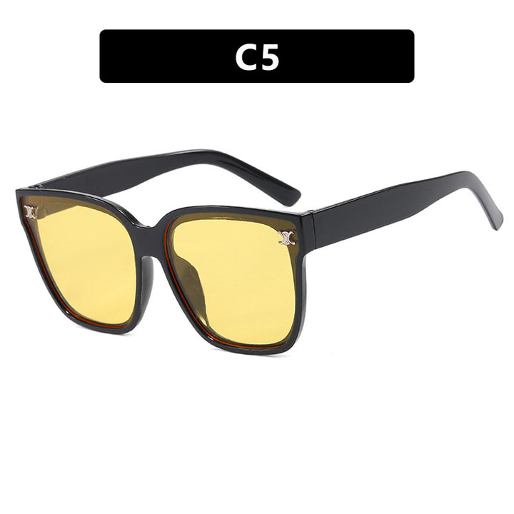 Ladies fashionable square sunglasses with high-quality, color-changing lenses Bowlift