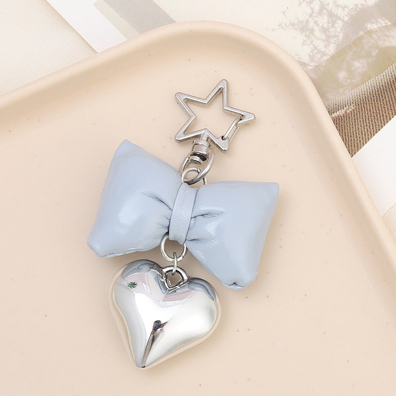 Cute Bow and Heart Keychain Bowlift