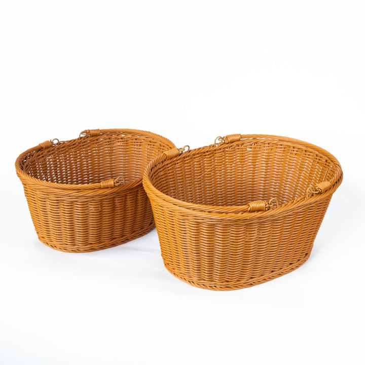 Ladies Handmade Woven Shopping Basket Bowlift