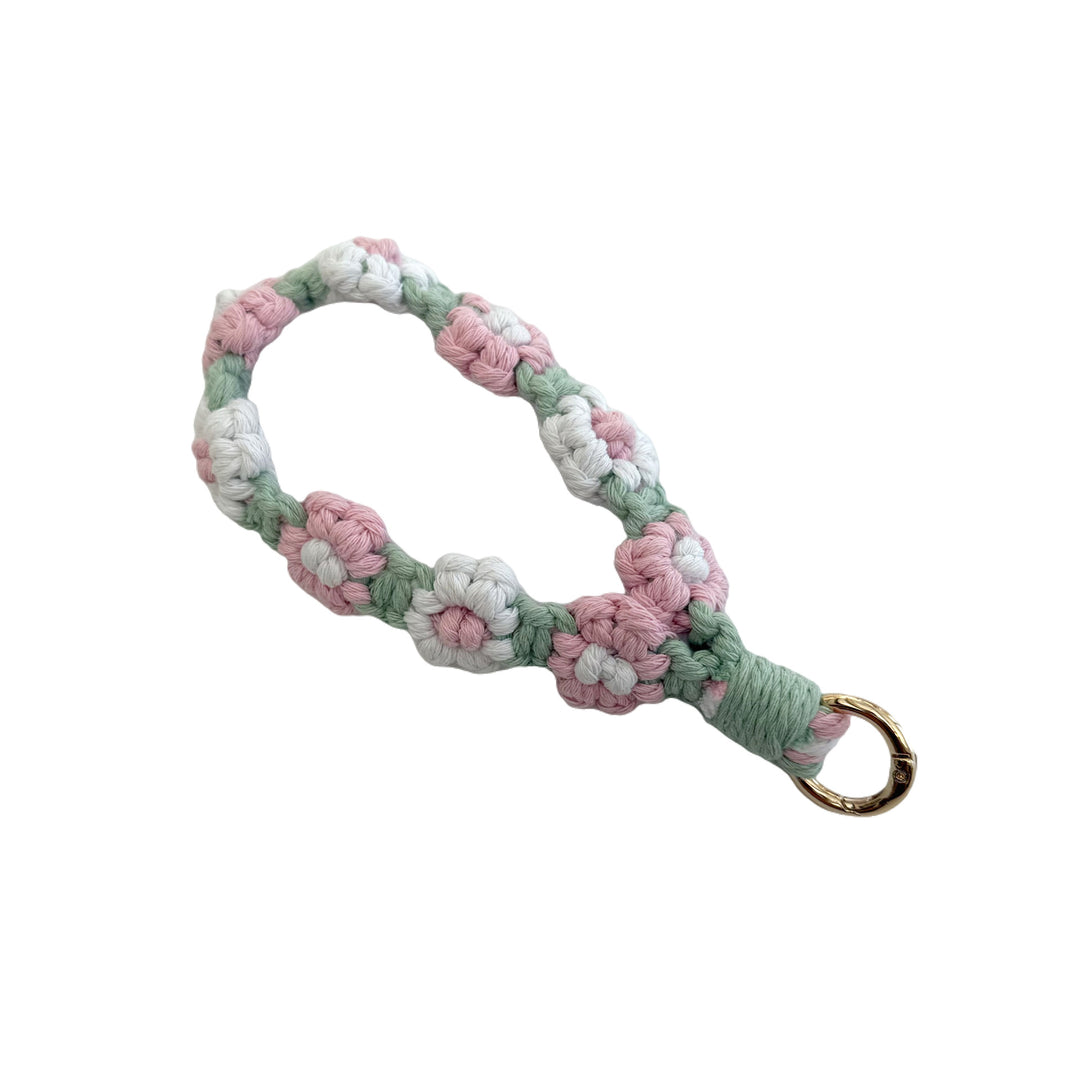 Floral Macrame Keychain Holder Bowlift